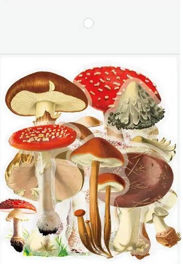 Mushroom Waterproof Sticker