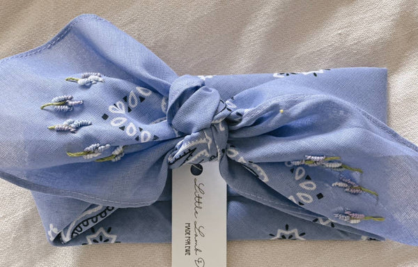 Purple Bandana with Lavender