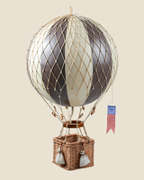 Hot Air Balloon 10" Cream & Tan