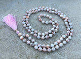 Red Jasper Stone Mala 108 Beads Hand-Knotted