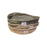 VINTAGE TENT FABRIC PET BED: Large