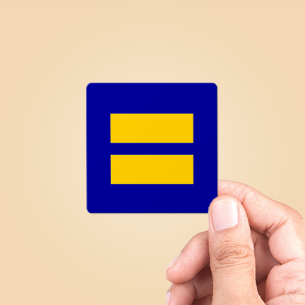 Equality & Human Rights Sticker