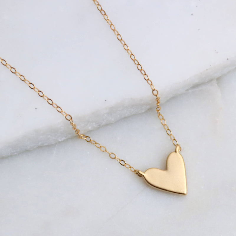 Heart Necklace - Gold