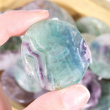 Rainbow Fluorite Worry Stone