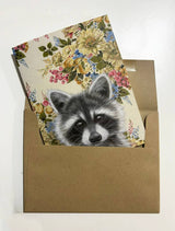 Raccoon Greeting Card
