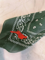 Hummingbird Bandana - Red