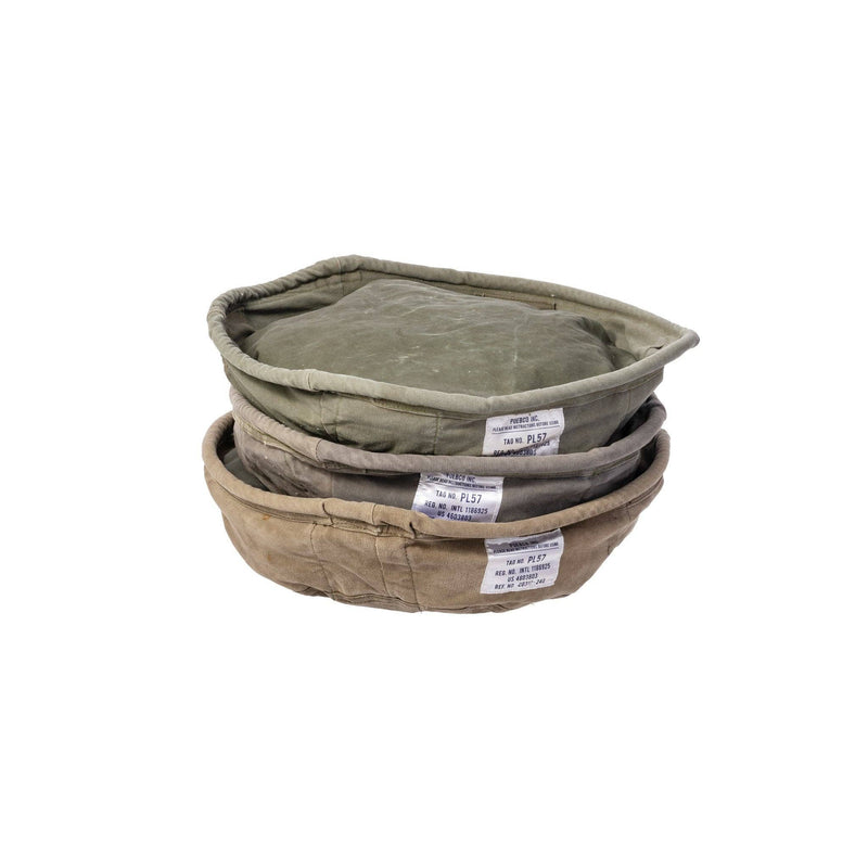VINTAGE TENT FABRIC PET BED: Large