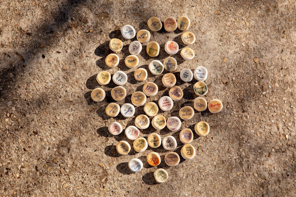 Ceramic Word Stones - Handmade - Over 70 Words Available