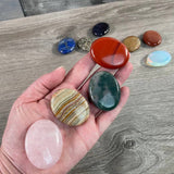 Gemstone Palm Stones 45mm – Bulk Crystal Supplies: Goldstone
