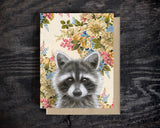 Raccoon Greeting Card