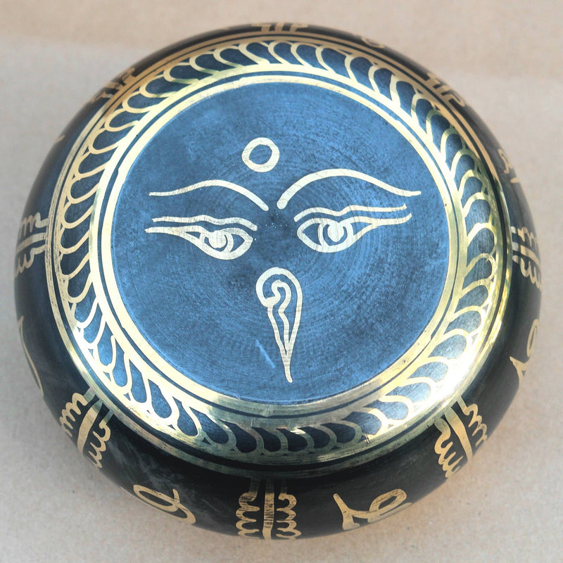 8 Auspicious Symbols Singing Bowl 5" SBR-5013