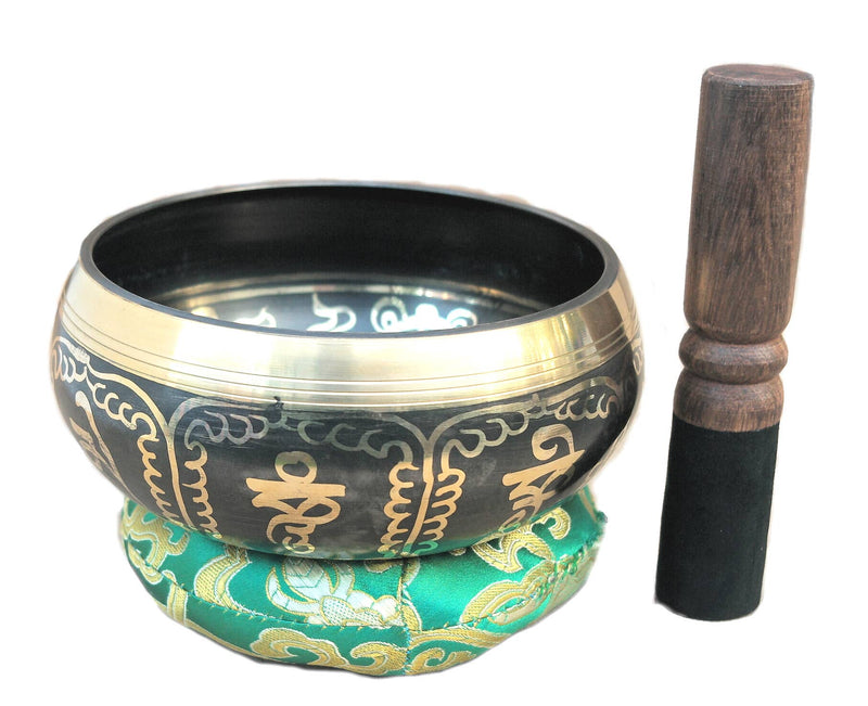 8 Auspicious Symbols Singing Bowl 5" SBR-5013