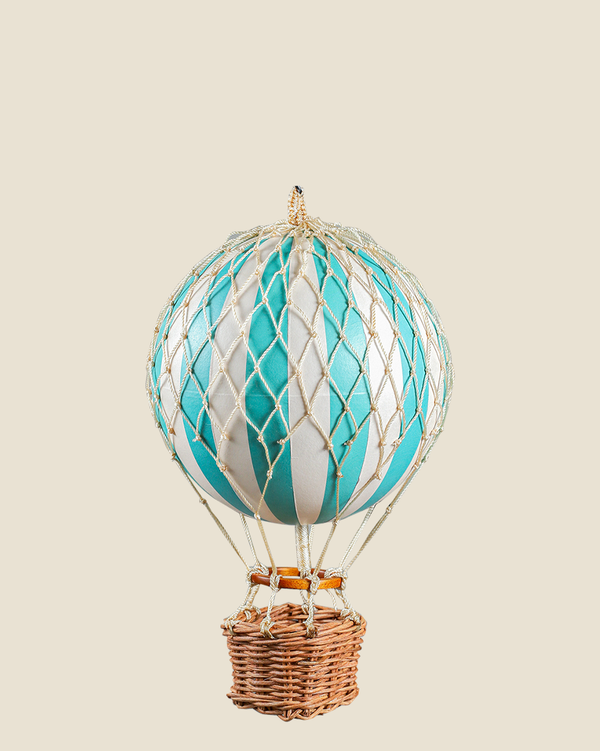 Hot Air Balloon - 6" Light Blue Stripe