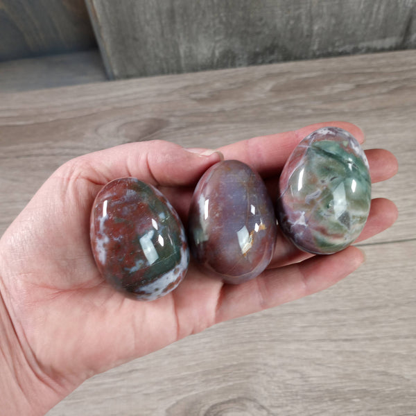 Meditation Egg Purple Agate