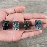 Gemstone Owl Figurine – Small Crystal Owl Decor : Tiger Eye