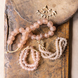 Recycled Glass Beads: Pink / Extra Small