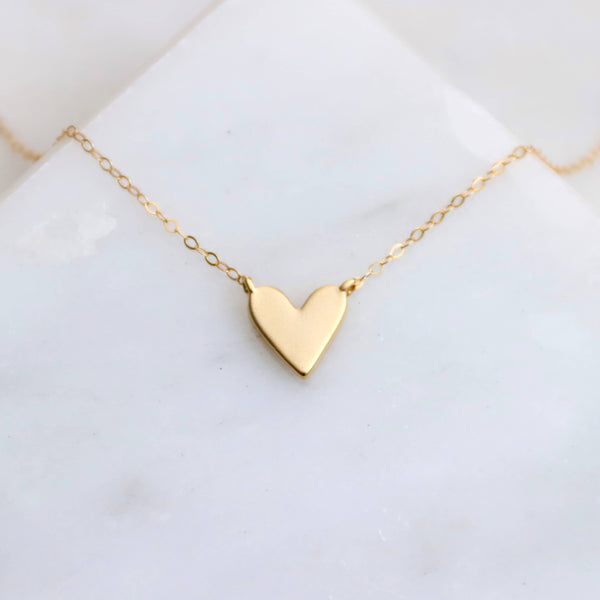 Heart Necklace - Gold
