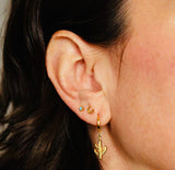 Tiny Horseshoe Stud Earrings