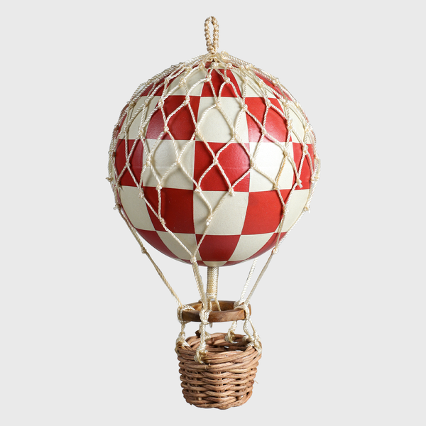 Hot Air Balloon - 4" Red Checkers
