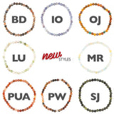 4mm Gemstone Bracelet Angelite