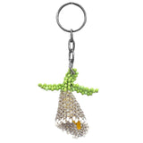 Beaded Keychain - Calla Lily