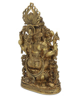 Brass Ganesh Statue, Intricate