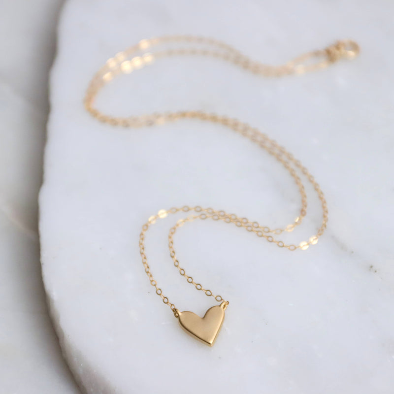 Heart Necklace - Gold