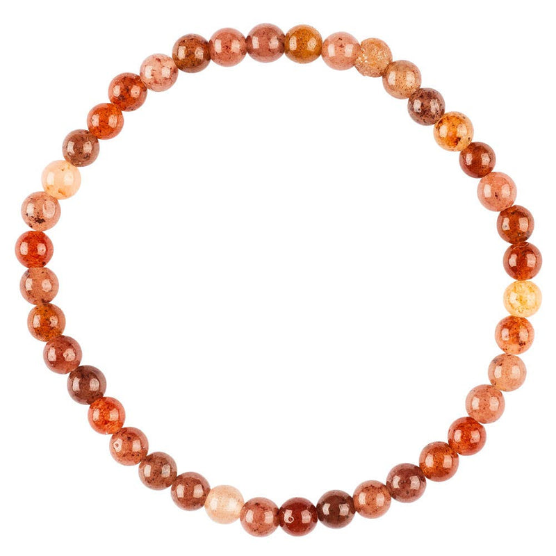 4mm Gemstone Bracelet Mookaite Jasper