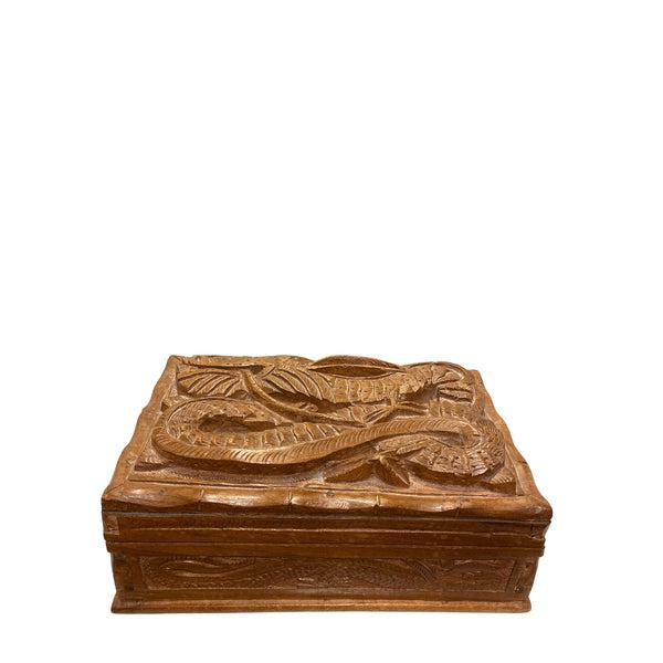 Carved Dragon Box