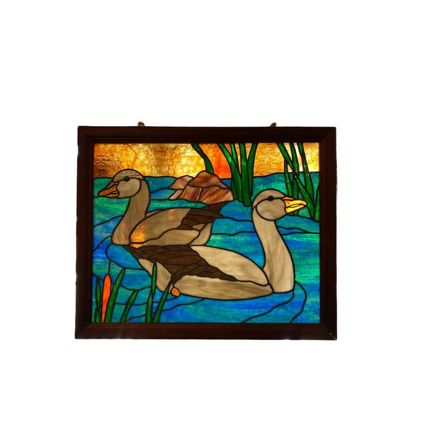 Stained Glass Ducks