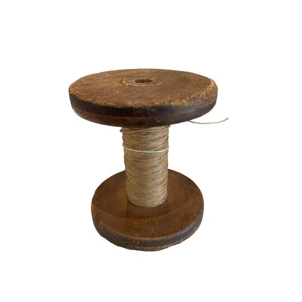 Small Antique Industrial Spool “Loaded” – The Wayfinder Society