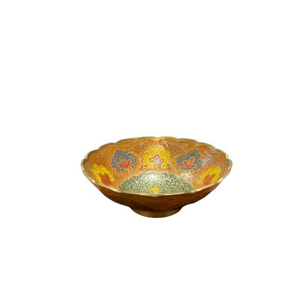Brass Peacock Bowl - Small
