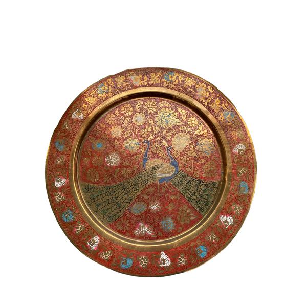 Mr & Mrs Peacock Brass Plate
