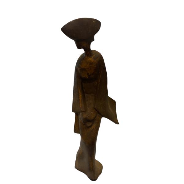Lovely Japanese Bronze Lady