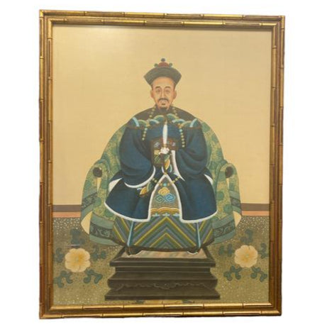 Ancestral Portrait - Blue - Tibetan Plateau