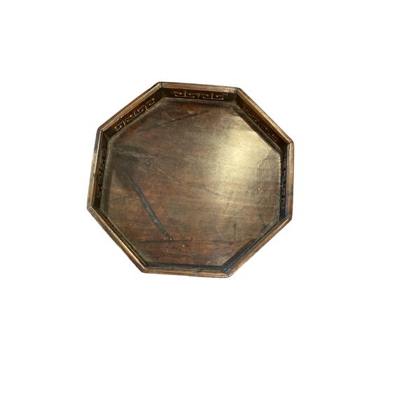 Chinese Rosewood Hexagon Tray