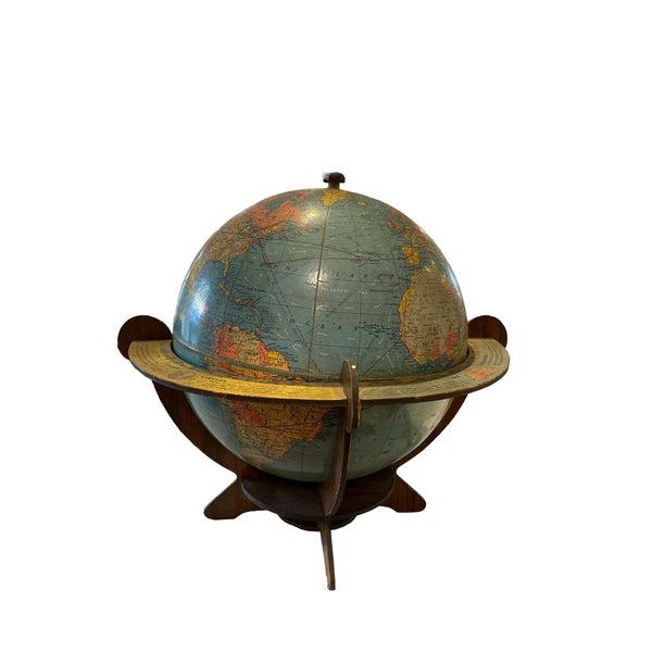 1940-1942 Flight Time and Route Globe - Very Hard to Come By