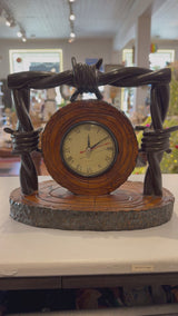 The Barbed Wire Clock - A Remarkable Curiosity