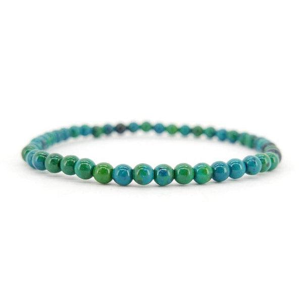 Gemstone Beaded Bracelet - Chrysocolla