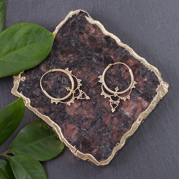 Mehndi Hoops