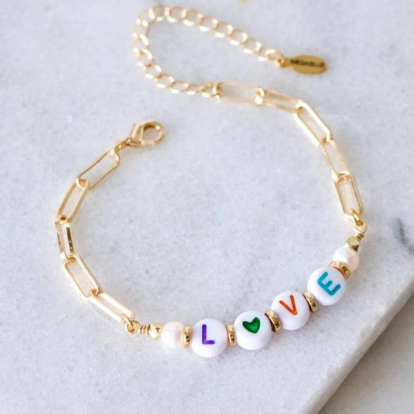 Beaded Love Bracelet