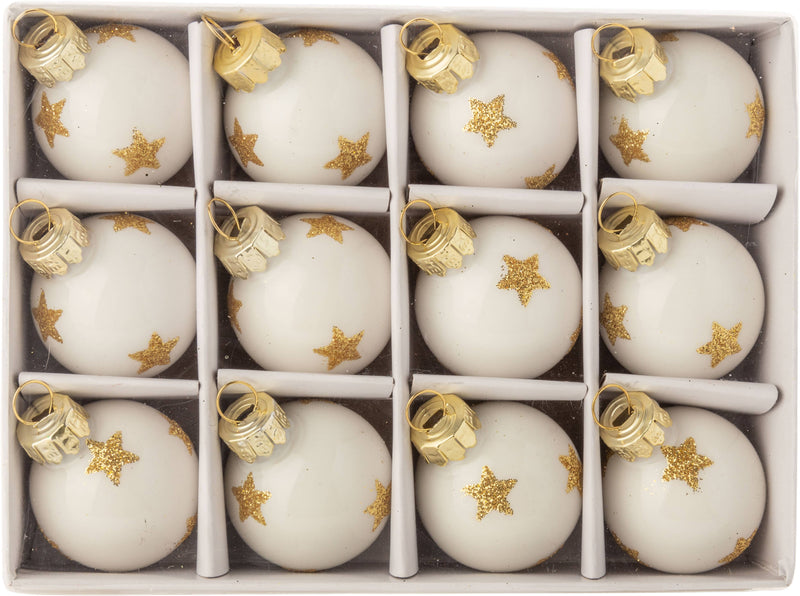 Mini Glitter Star Globes