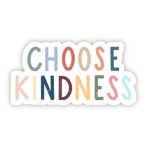 Choose Kindness Multicolor Lettering Sticker