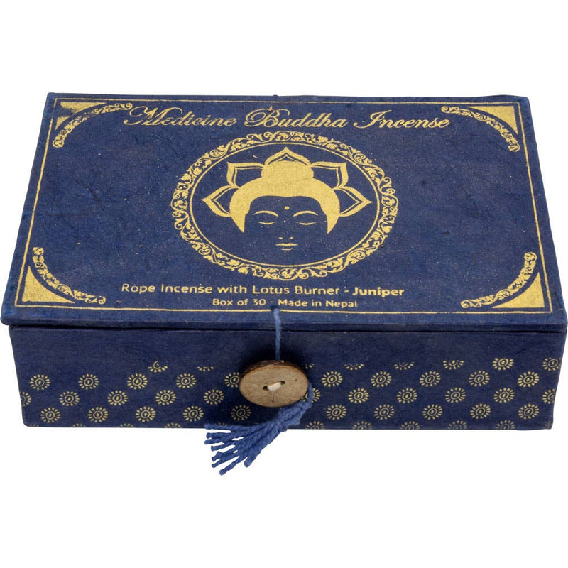 Medicine Buddha Incense 30 Ropes - Juniper