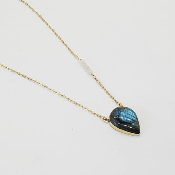 Aura Necklace - Labradorite