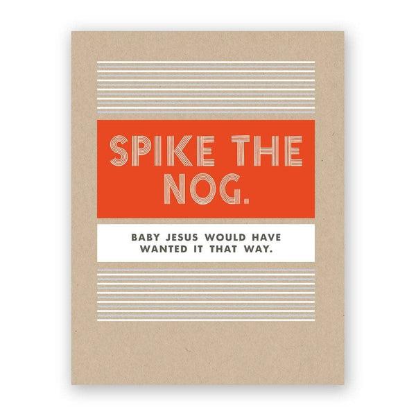 Spike The Nog Holiday Card