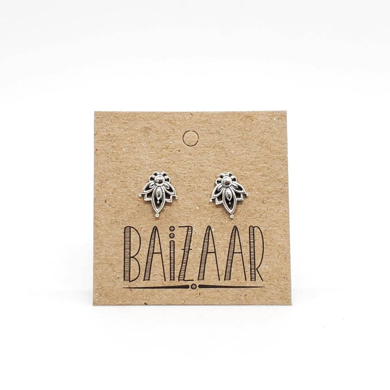 Sterling Silver Henna Studs