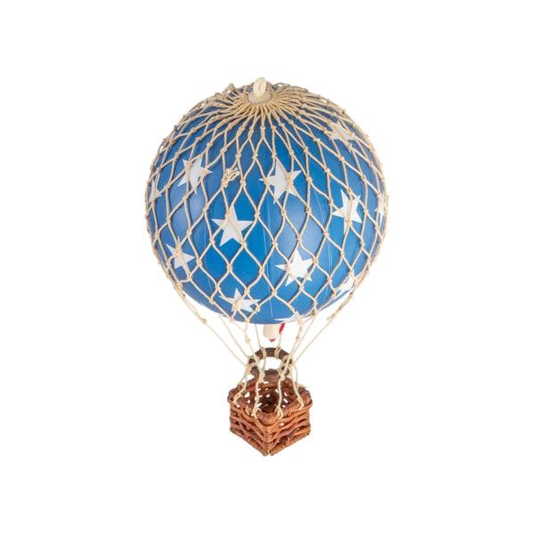 Hot Air Balloon - Small, Blue Stars
