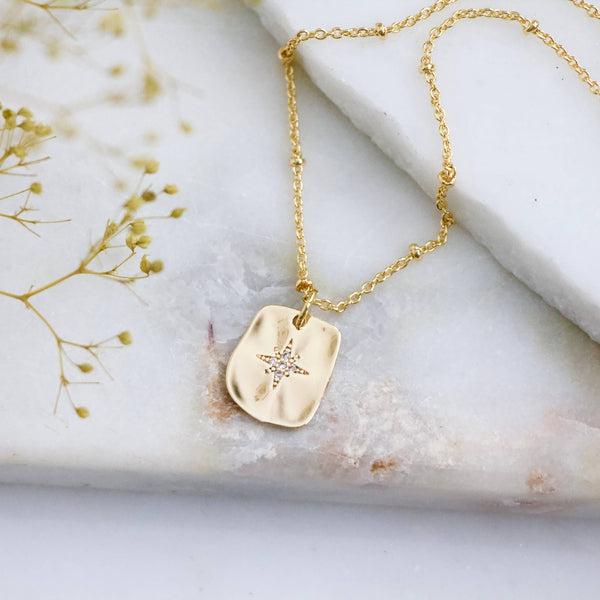 Rectangle Star Necklace