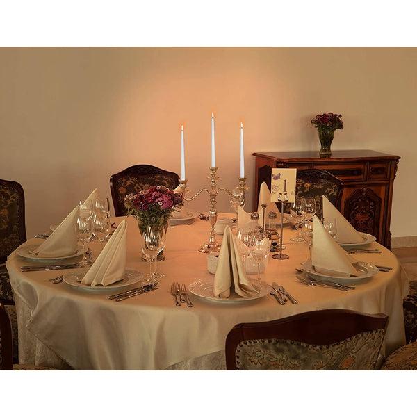White Taper Candle